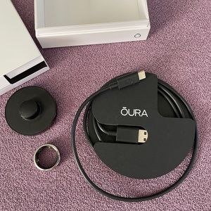 OURA ring gen 2, silver, size 8